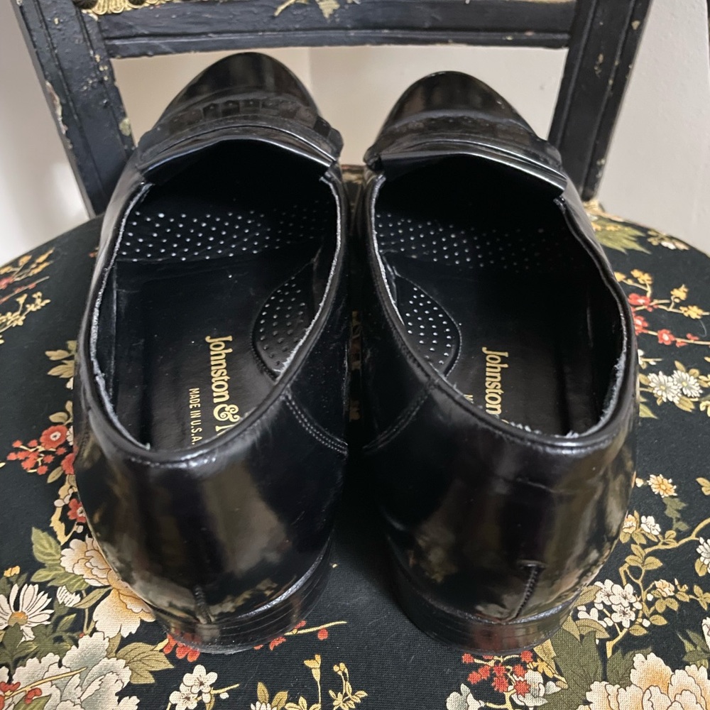 Vintage Johnston & Murphy Black Shoes - Picture 4 of 8